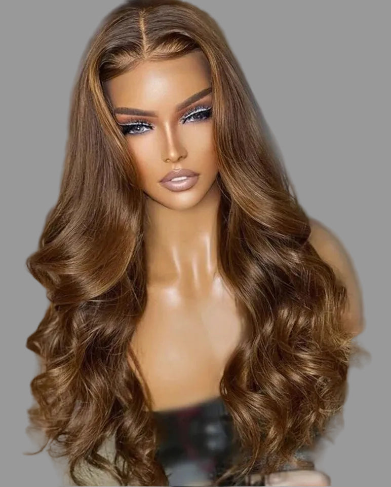Honey Brown Body Wave Wig